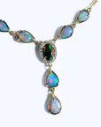 Real australian opal necklace