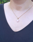 USA made Australian opal pendant necklace