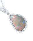 White opal necklace