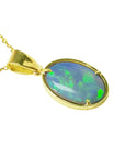 white opal pendant