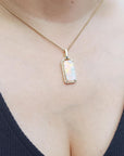 Natural opal pendant