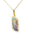 Australian opal necklace