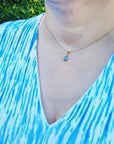 Doublet opal necklaces