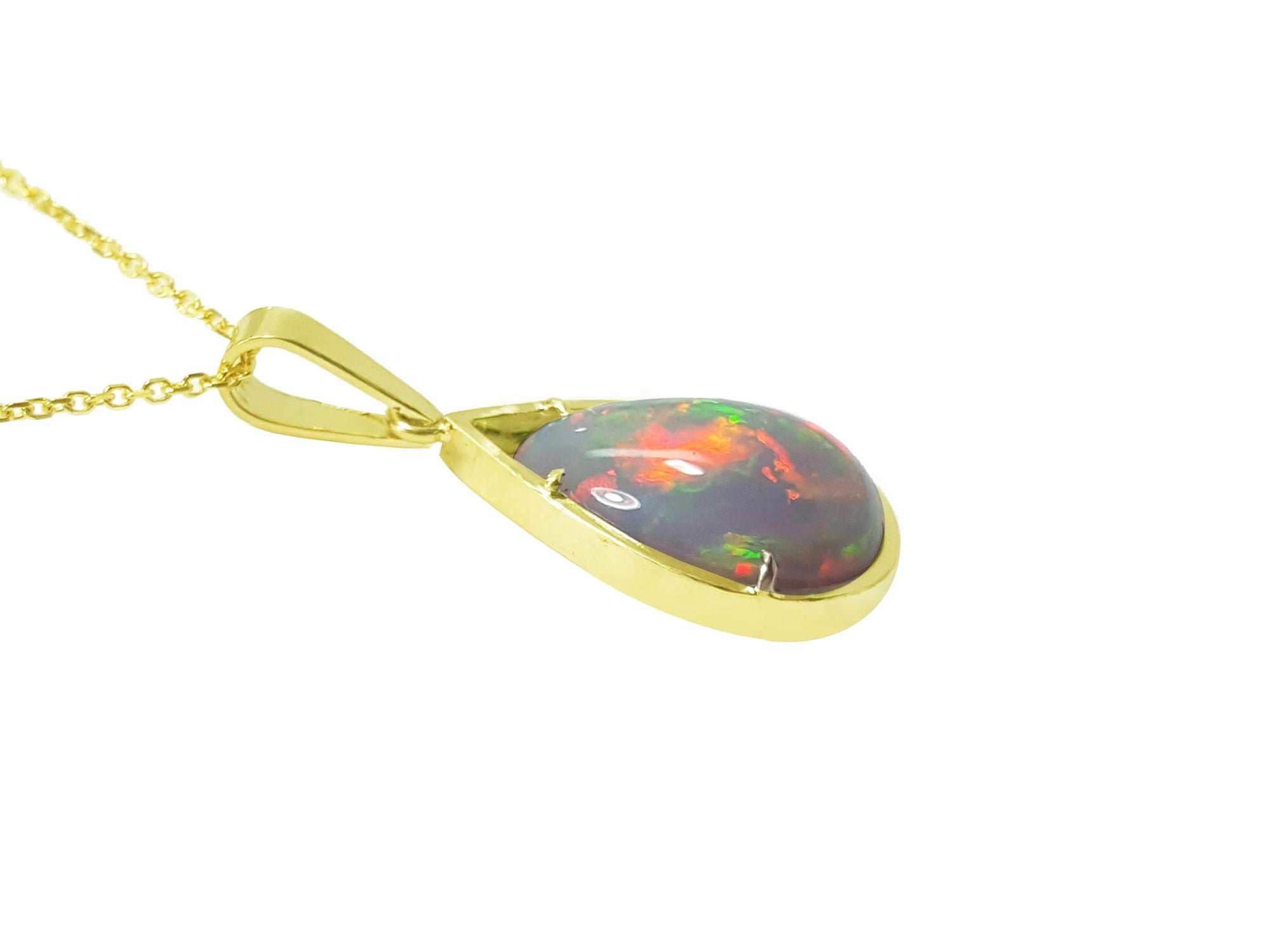 Welo opal necklace