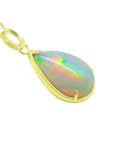 Ethiopian black opal pendant