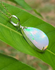 Natural opal necklace