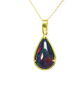 Black opal pendant