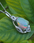 Welo opal necklace