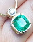 Bridal May birthstone pendant
