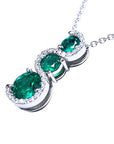Genuine emerald pendant for sale