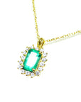 real emerald pendant