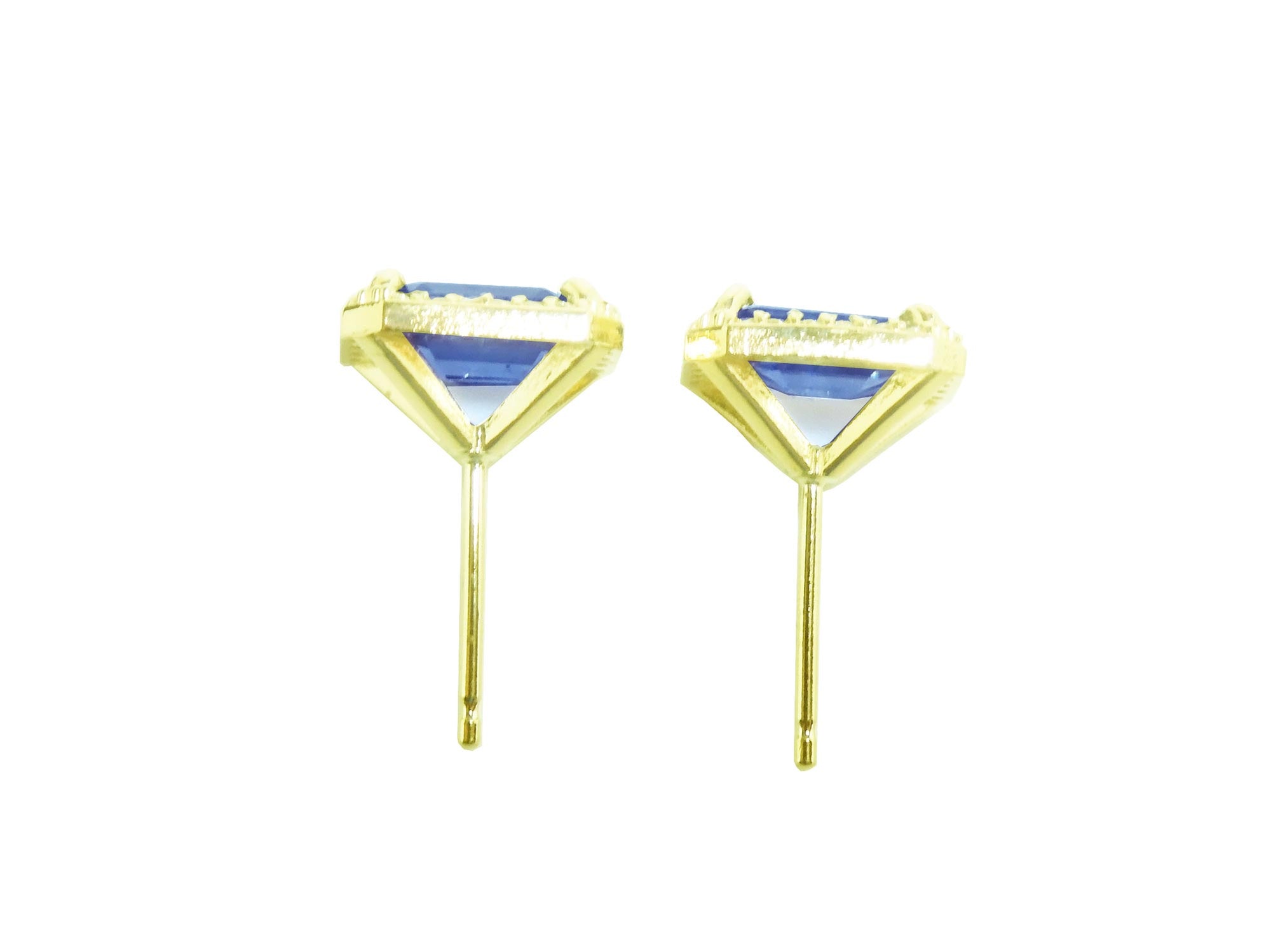 Sapphire stone earrings 
