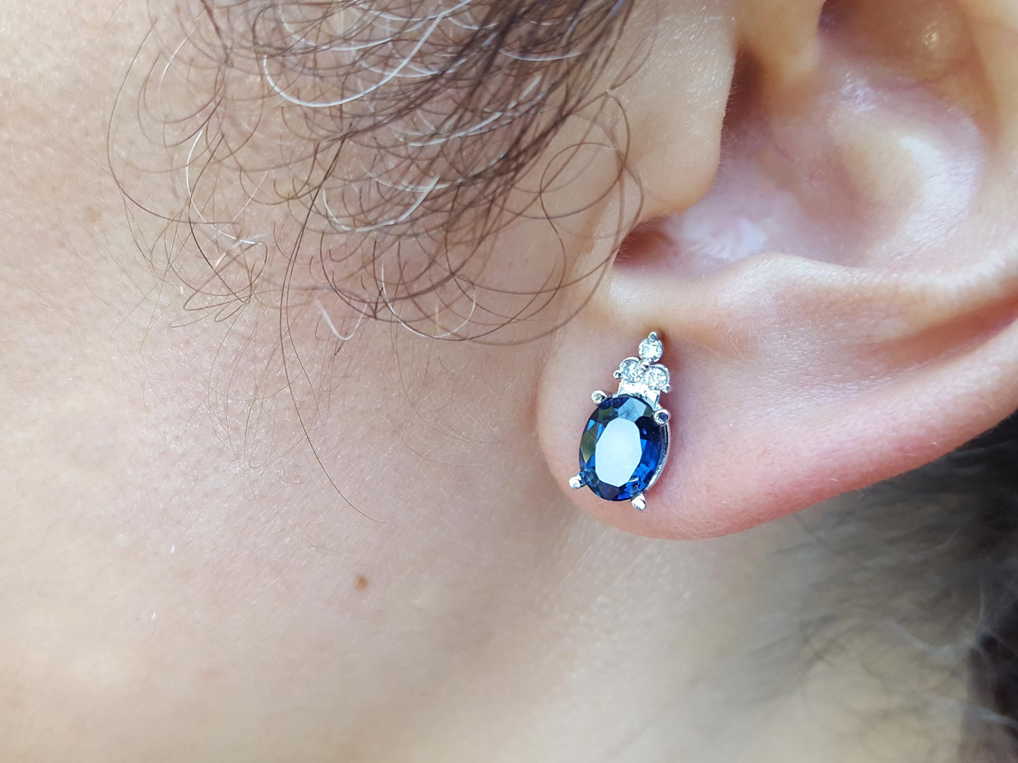 Sapphire earrings for sale