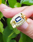 Natural sapphire ring for sale