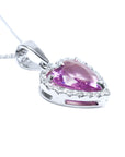 Pink Sapphire Pendant for Sale