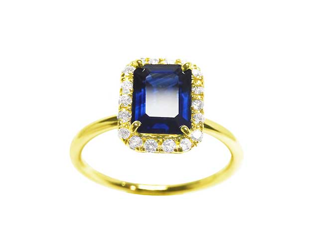 Women's Yellow Gold outlet Sapphire