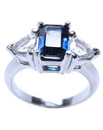 Sapphire stone ring for women