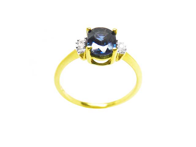 Wholesale real sapphire and gold jewelry
