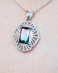 Brazilian watermelon tourmaline necklaces in USA