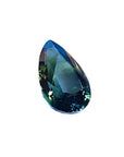 Loose Australian blue sapphire pear shaped, features a vibrant deep blue-green hue. Offered at wholesale prices, for rare and exotic sapphire lovers.