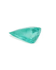 13.42 ct. pear-cut Colombian loose emerald with a medium green hue.