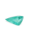 13.42 ct. pear-cut Colombian loose emerald with a medium green hue.