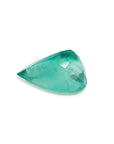 13.42 ct. pear-cut Colombian loose emerald with a medium green hue.