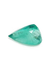 13.42 ct. pear-cut Colombian loose emerald with a medium green hue.