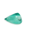 13.42 ct. pear-cut Colombian loose emerald with a medium green hue.