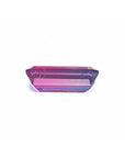 Brazilian Tourmaline Watermelon, 3.65 ct, with red-mint and blue-green hues, emerald cut.