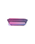Brazilian Tourmaline Watermelon, 3.65 ct, with red-mint and blue-green hues, emerald cut.