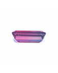 Brazilian Tourmaline Watermelon, 3.65 ct, with red-mint and blue-green hues, emerald cut.