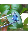 3.71 ct. Pear Shaped Vibrant Loose Natural Blue Sapphire GGT Certified Untreated from Thailand