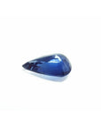 3.71 ct. untreated pear-cut natural blue sapphire with a vibrant medium-deep blue hue.