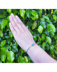 Emerald-cut 2.20 Carats Colombian Emerald Bangle Bracelet 14K White Gold