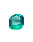 GIA certified cushion cut natural loose Colombian emerald, from the Muzo mines.
