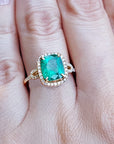 USA made Women’s Colombian emerald rings