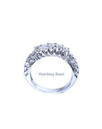 Diamond ring with 'Matching Band' text on a white background