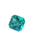 Muzo loose colombian emerald GIA certified F2 square octagonal fine quality.
