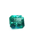 3.60 ct GIA certified loose Colombian emerald, medium bluish-green, emerald cut.