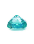 GIA certified 3.60 ct. loose Colombian emerald, medium bluish green, with visible inclusions.