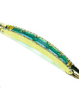 14K gold bracelet with five vibrant bluish-green emeralds and sparkling diamonds.