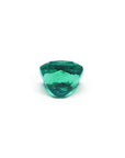 2.45 ct. GIA certified Asscher cut emerald with vibrant bluish-green color.