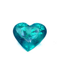 GIA certified loose Colombian emerald heart cut medium-deep green / very good brightness.