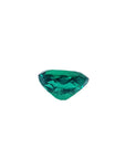 This GIA-certified oval cut loose emerald was sourced from the Muzo mines in Colombia.