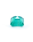 Gia certified loose natural colombian emerald 1.88 ct. upside down pavilion view