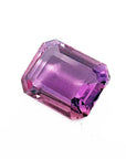 4.05 ct. natural loose pink sapphire GIA certified from Madagascar, front left side displaying table and crown