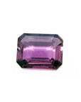 4.05 ct. natural loose pink sapphire GIA certified from Madagascar, and features a rectangular emerald (step) cut.