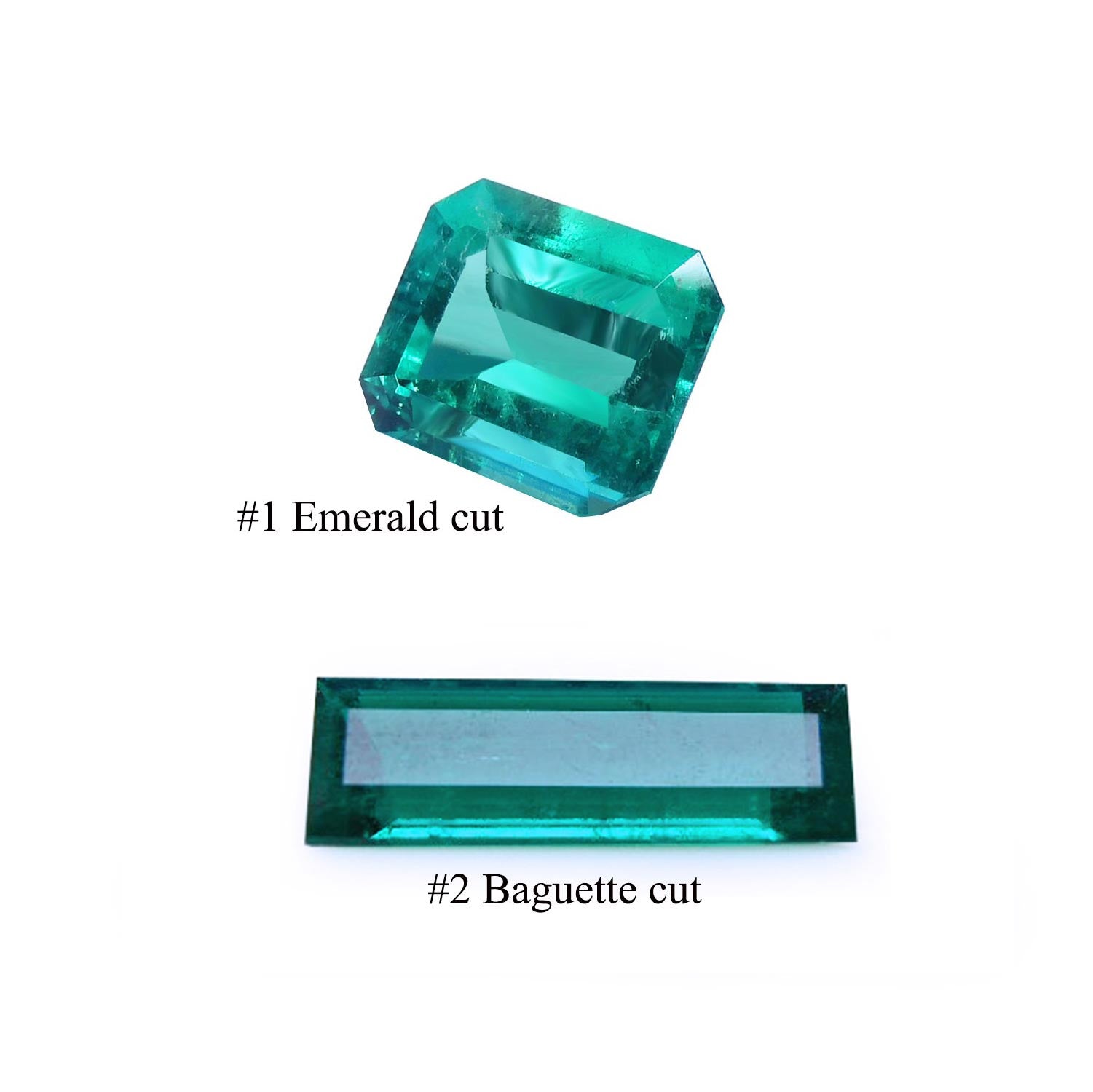The price for emeralds on color and transparency