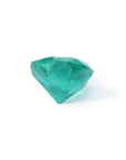 1.26 ct. vibrant bluish-green heart-cut Colombian emerald gemstone.